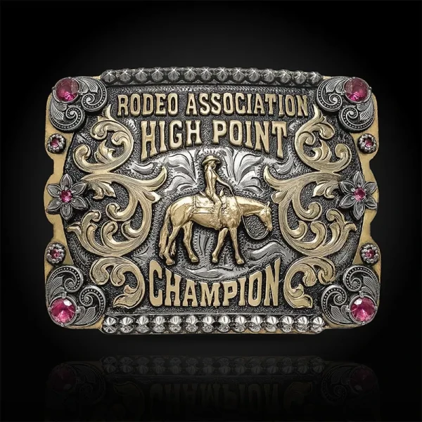 Crystal City Belt Buckle 